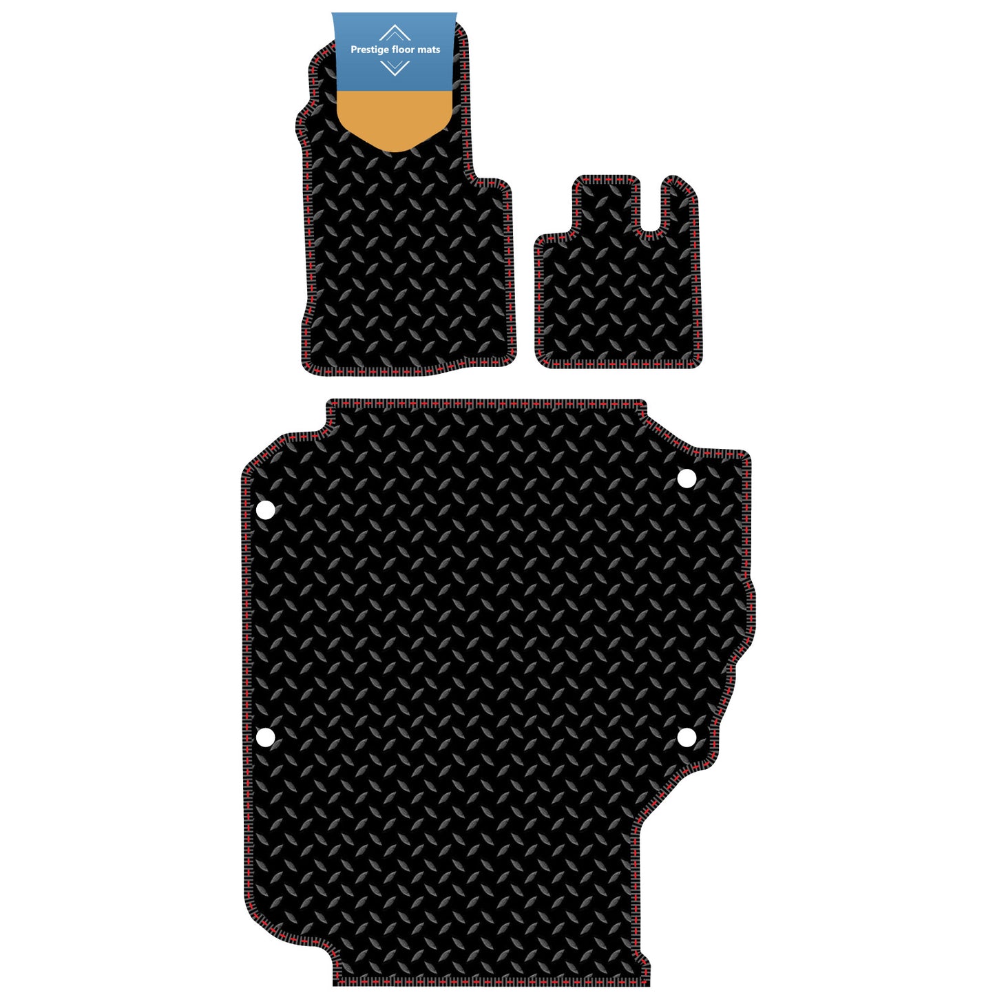 Fits LEVC TXE 3 Piece Set Fully Tailored Taxi Car Floor Mat