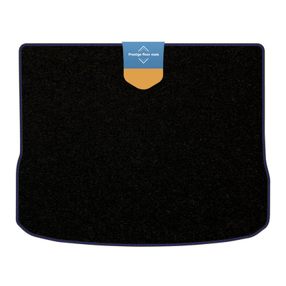 Fits Volkswagen Tiguan 2007-2016 Boot Mat Black Carpet with Coloured Stitch Edge