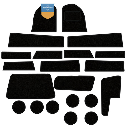 Fits Ford Transit Custom Dash and Door Pocket 2019-2023 Tailored Mat Set