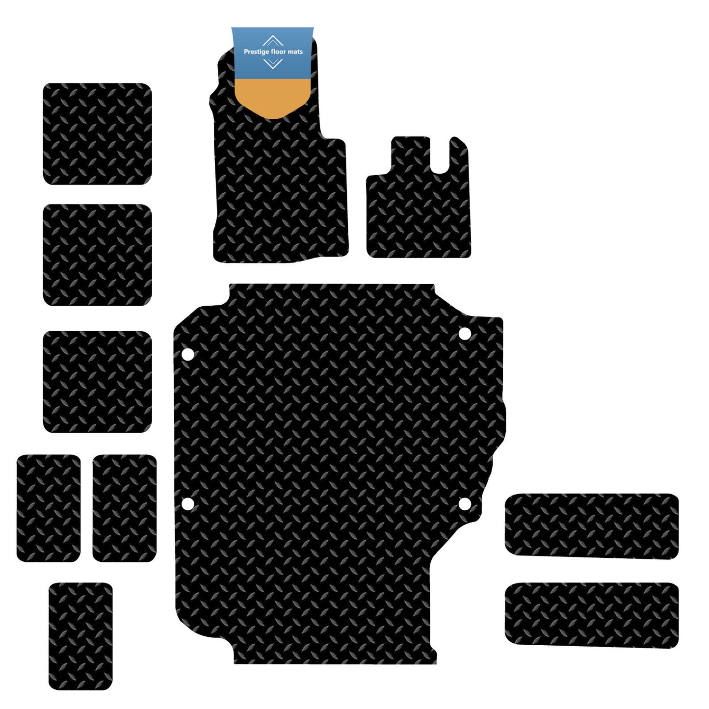 Fits LEVC TXE Full Set Mats Fully Tailored Car Floor Mat