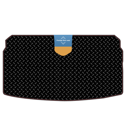 Fits Volkswagen Polo 2018 on Lower Boot Mat in 3mm Rubber Coloured Stitch Edge