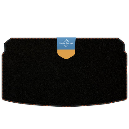 Fits Audi A1 2019 on Lower Boot Mat Carpet with Coloured Stitch Edge