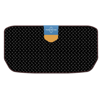Fits Tesla Model Y 2022 on Trunk Mat Black 3mm Rubber with Coloured Stitch Edge