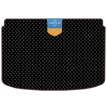 Fits Audi A1 2010-2018 Boot Shelf Mat in 3mm Rubber with Coloured Stitch Edge