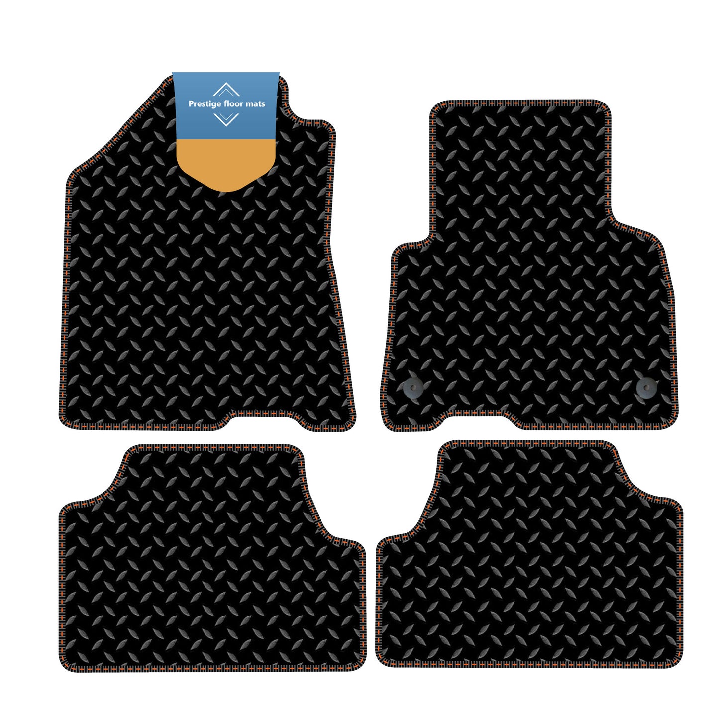 Fits Kia Soul EV 2020 on Fully Tailored Car Floor Mat