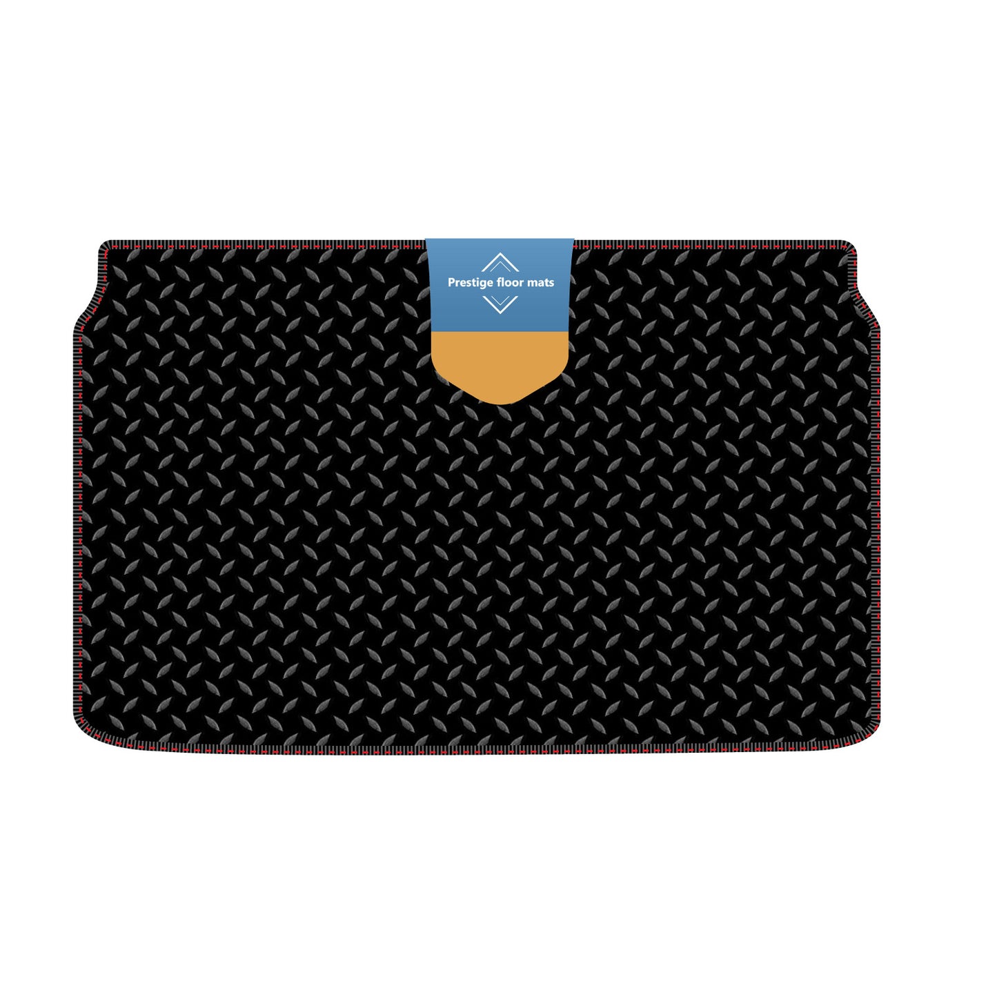 Fits Vauxhall Corsa-e 2020 on Boot Mat in 3mm Rubber with Coloured Stitch Edge