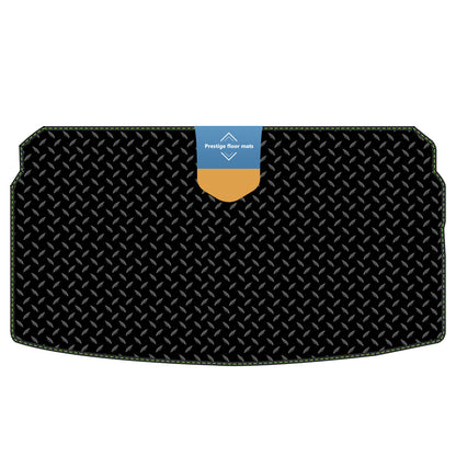 Fits Volkswagen Polo 2018 on Lower Boot Mat in 3mm Rubber Coloured Stitch Edge