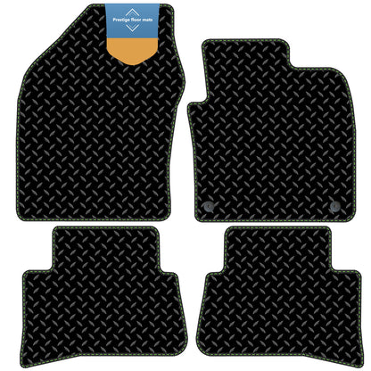 Fits Toyota CH-R CHR 2017 On Black 3mm Rubber with Coloured Stitch Edge