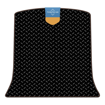 Fits Tesla Model Y Boot Mat in 3mm Rubber with Coloured Stitch Edge