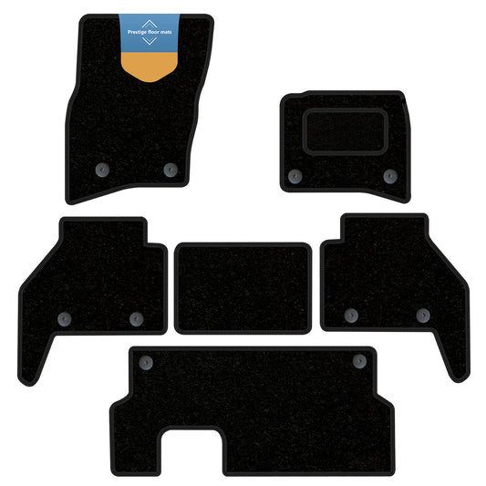 Fits LandRover Defender 130 8 Seater 2020 on Fully Tailored Car Floor Mat