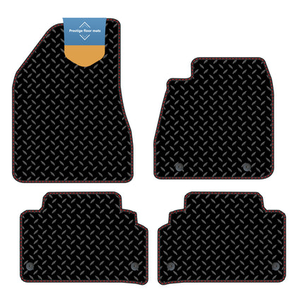 Fits Lexus RX400H 2003-2009 Black 3mm Rubber with Coloured Stitch Edge