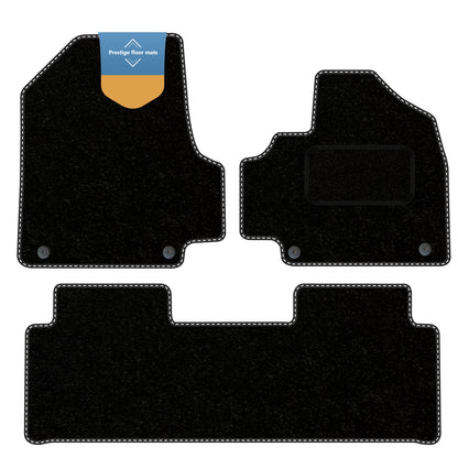 Fits Hyundai Ioniq5 Centre Console 2021-  Black Carpet with Coloured Stitch Edge