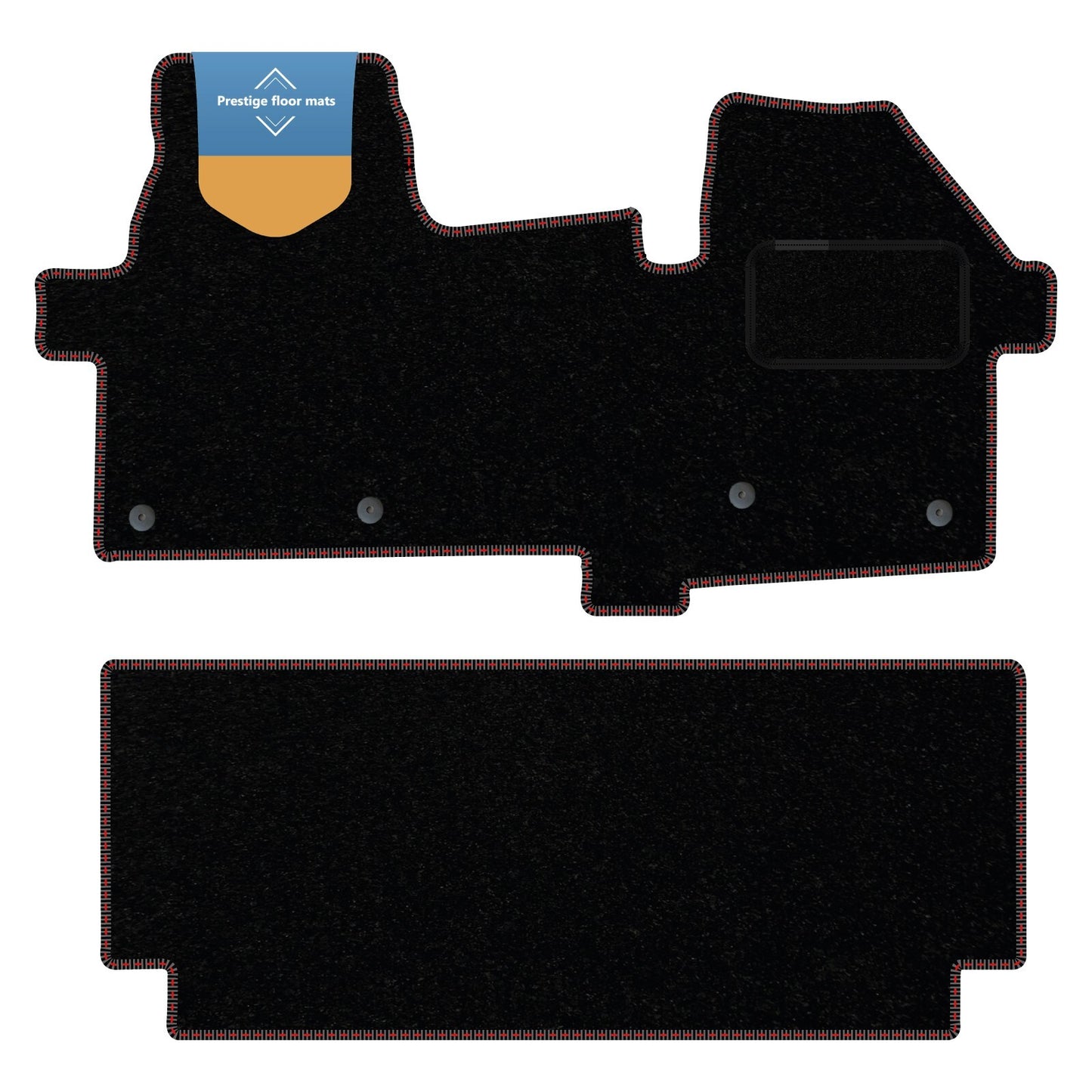 Fits Ford Transit Custom Manual Crew Cab 2024 onwards Fully Tailored Van Mat Set