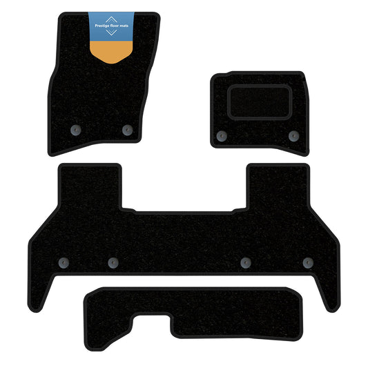 Fits Land Rover Defender 110 7 Seater 2020 on Fully Tailored Car Floor Mat