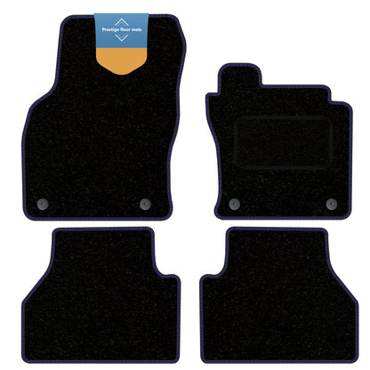 Fits Ford Tourneo Connect 2022 On Black Carpet with Coloured Stitch Edge