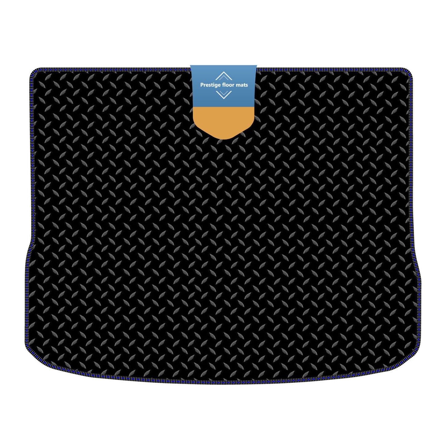 Fits Volkswagen Tiguan 2007-2016 Boot Mat in 3mm Rubber with Coloured Stitch