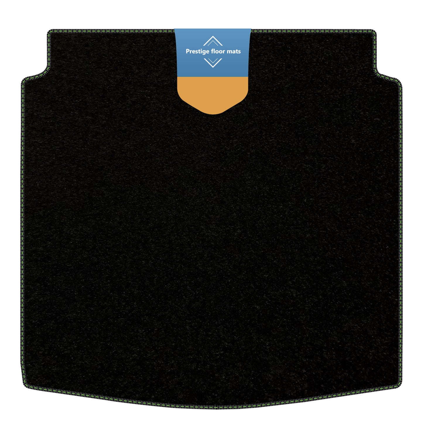 Fits Audi A4 2008-2015 Saloon Boot Mat Black Carpet with Coloured Stitch Edge