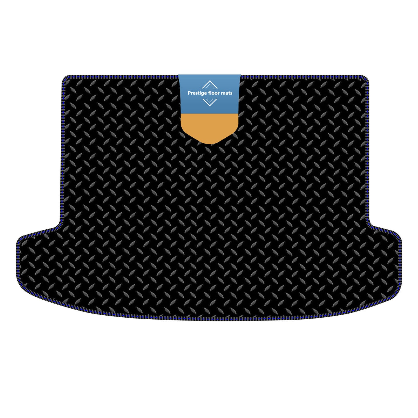 Fits Hyundai Tucson 2021 on Boot Mat in 3mm Rubber with Coloured Stitch Edge