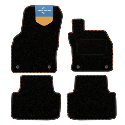 Fits Skoda Octavia 2020 on Black Carpet/Rubber with Black or Colour Stitch Edge