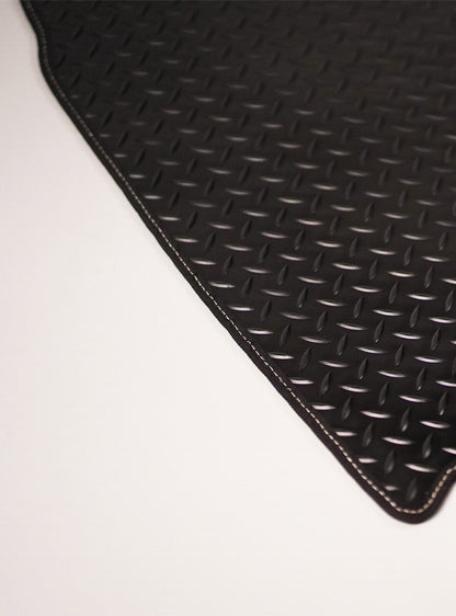 Fits Citroen Berlingo Van 2008-2018 Black 3mm Rubber with Coloured Stitch Edge