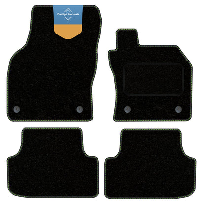 Fits Audi A3 & S3 2020 on Black Carpet with Coloured Stitch Edge