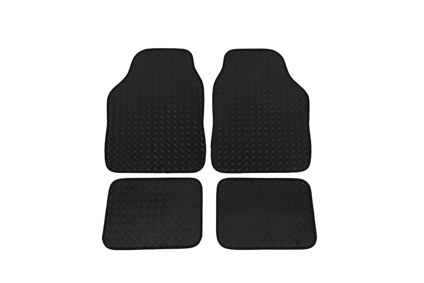 Car or Van Floor Mat Universal Fitment 4 Piece Set Carpet or Rubber