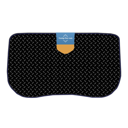Fits Tesla 3 Trunk Mat 2017-2019 Black 3mm Rubber with Coloured Stitch Edge