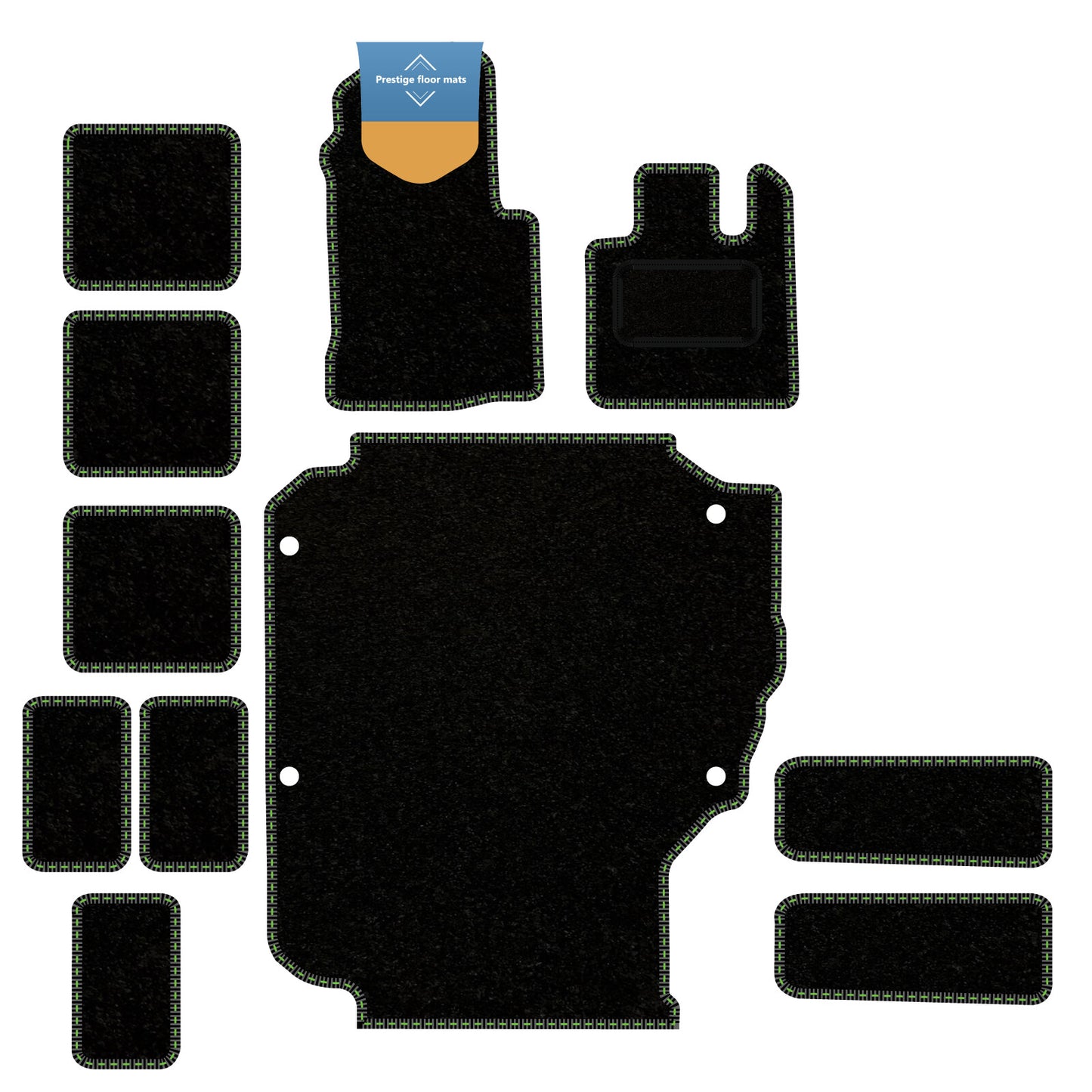 Fits LEVC TXE Full Set Mats Fully Tailored Car Floor Mat