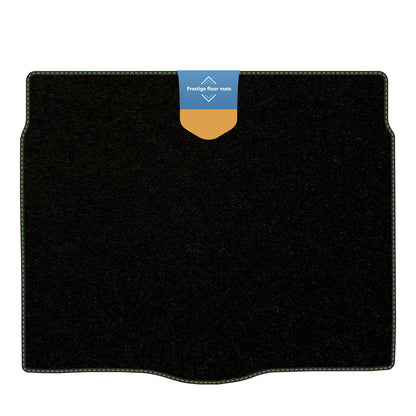 Fits Vauxhall Astra J 2010-2015 Boot Mat Black Carpet with Coloured Stitch Edge
