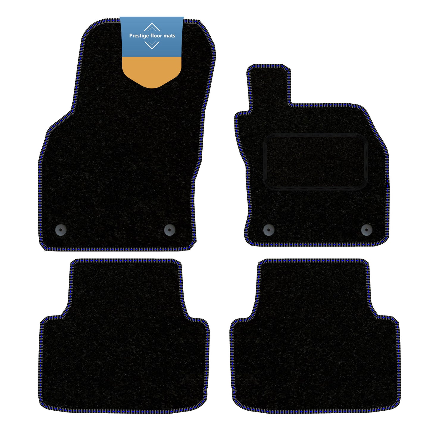 Fits Skoda Octavia 2020 on Black Carpet/Rubber with Black or Colour Stitch Edge