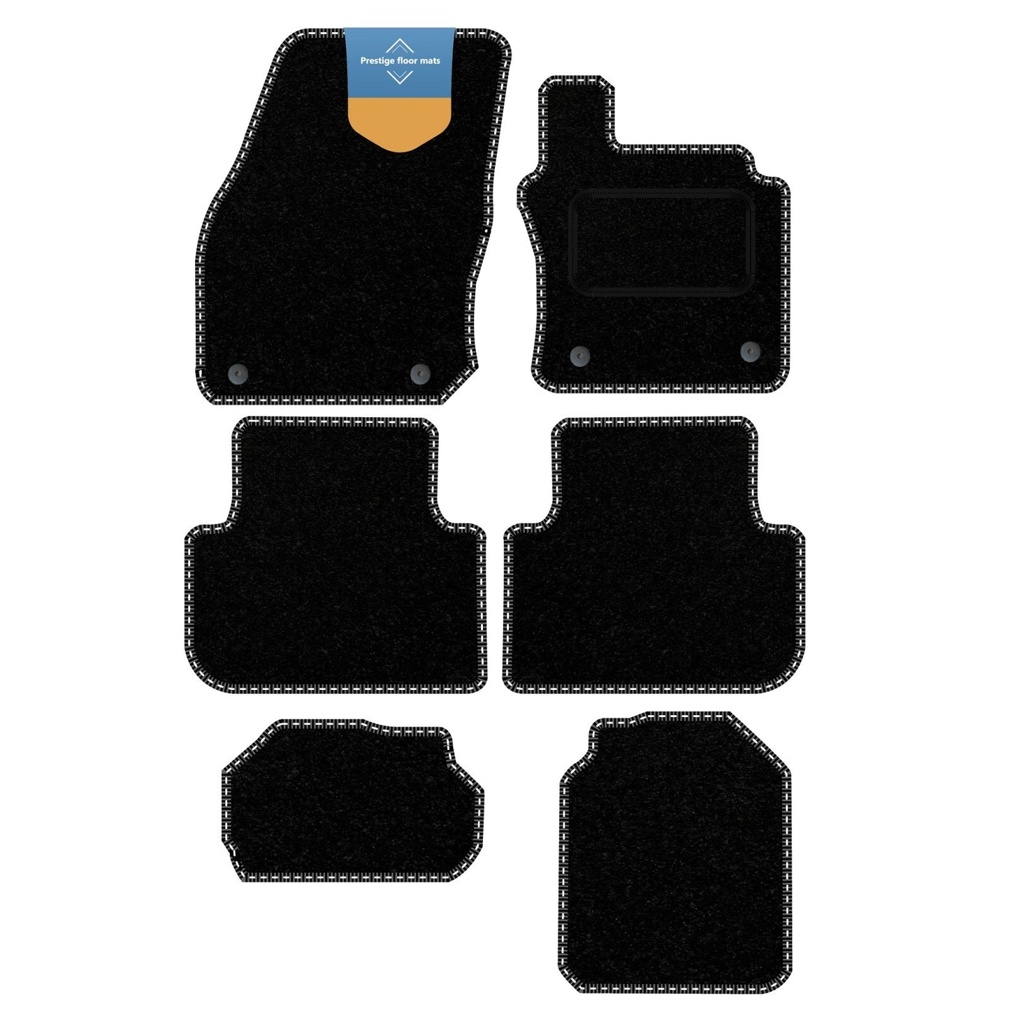 Fits Volkswagen Tayron 7 Seater 2024 onwards Fully Tailored Floor Mat Set