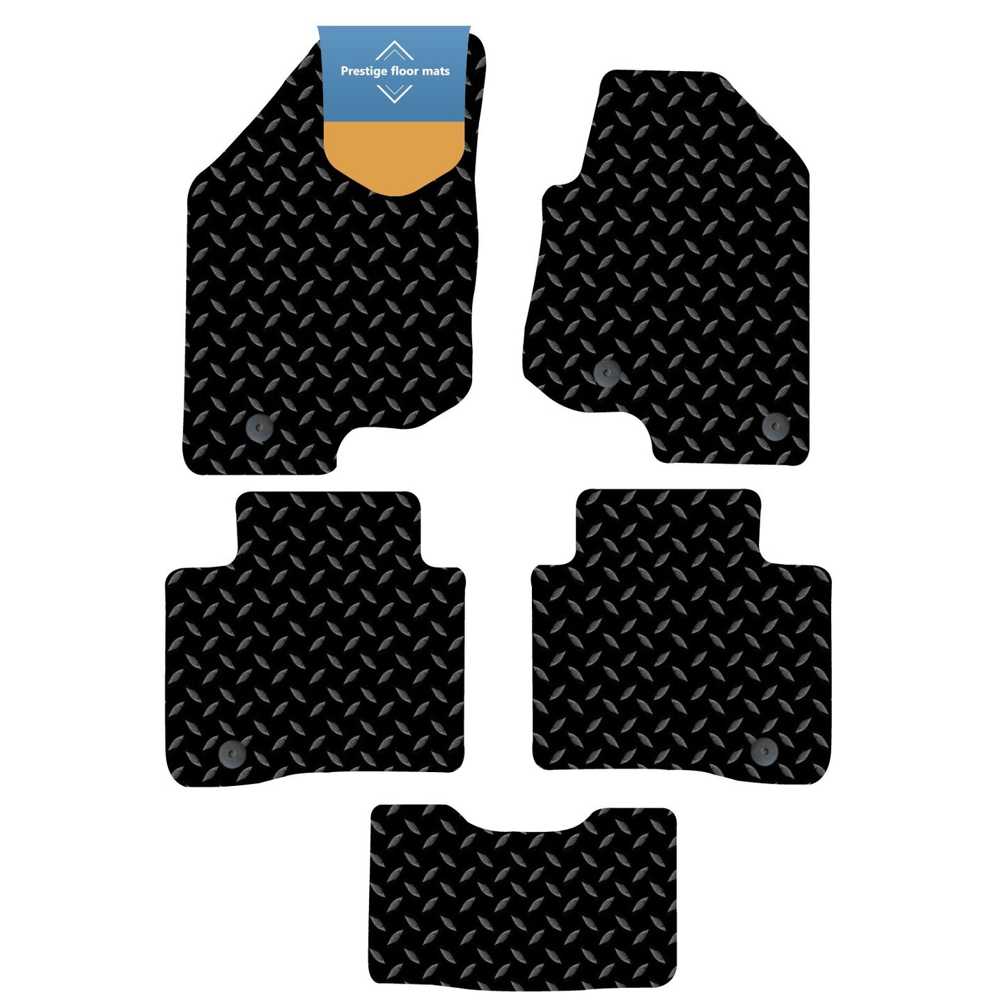 Fits Sssangyong Korando E-Motive 2021 onwards Fully Tailored Floor Mat Set