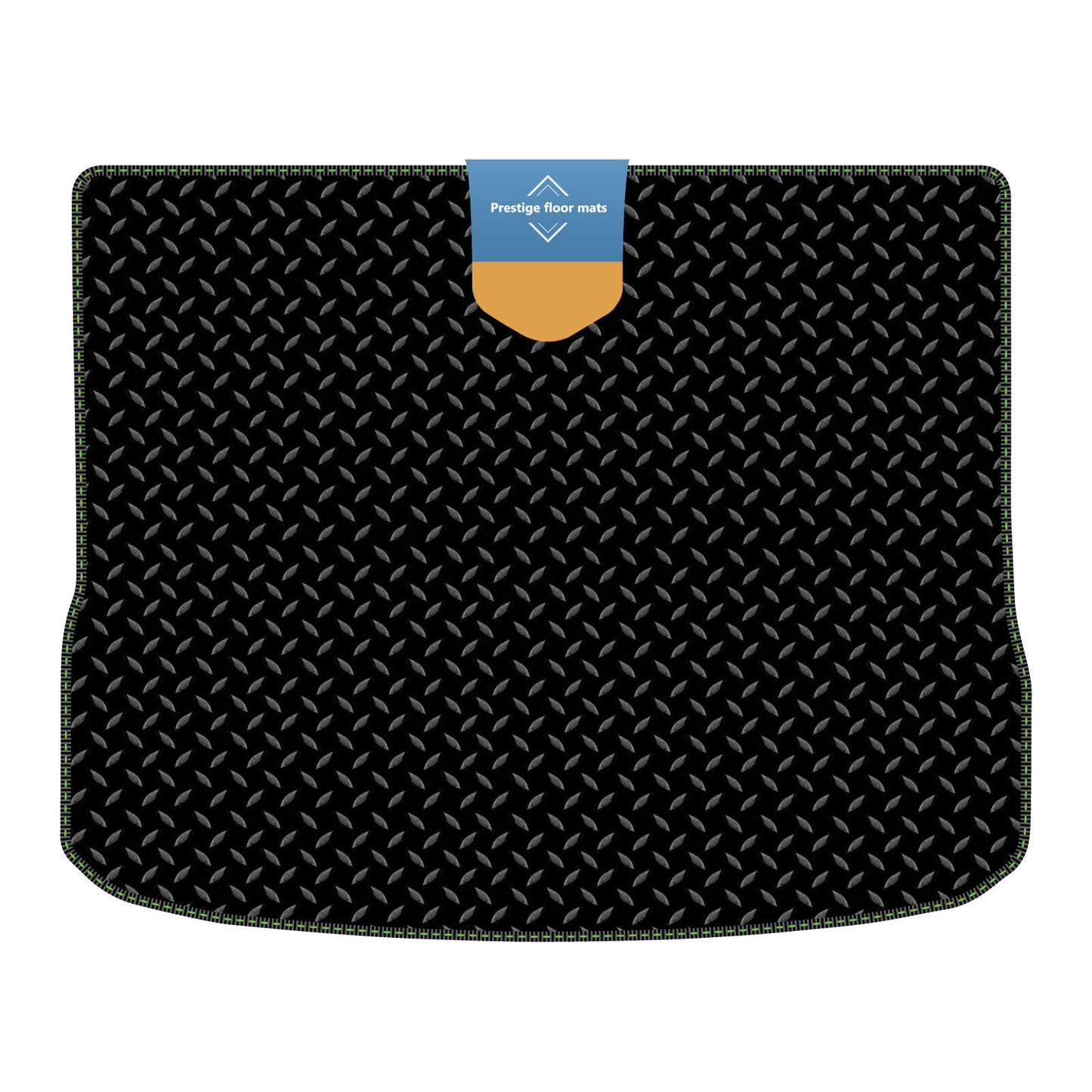 Fits Volkswagen Tiguan 2007-2016 Boot Mat in 3mm Rubber with Coloured Stitch