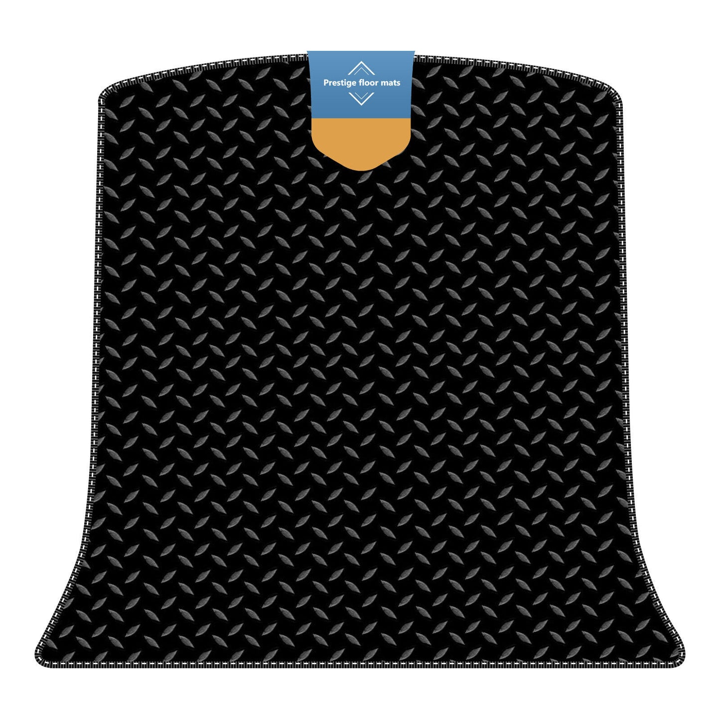 Fits Tesla Model Y Boot Mat in 3mm Rubber with Coloured Stitch Edge