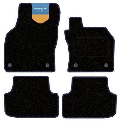 Fits Audi A3 & S3 2020 on Black Carpet with Coloured Stitch Edge