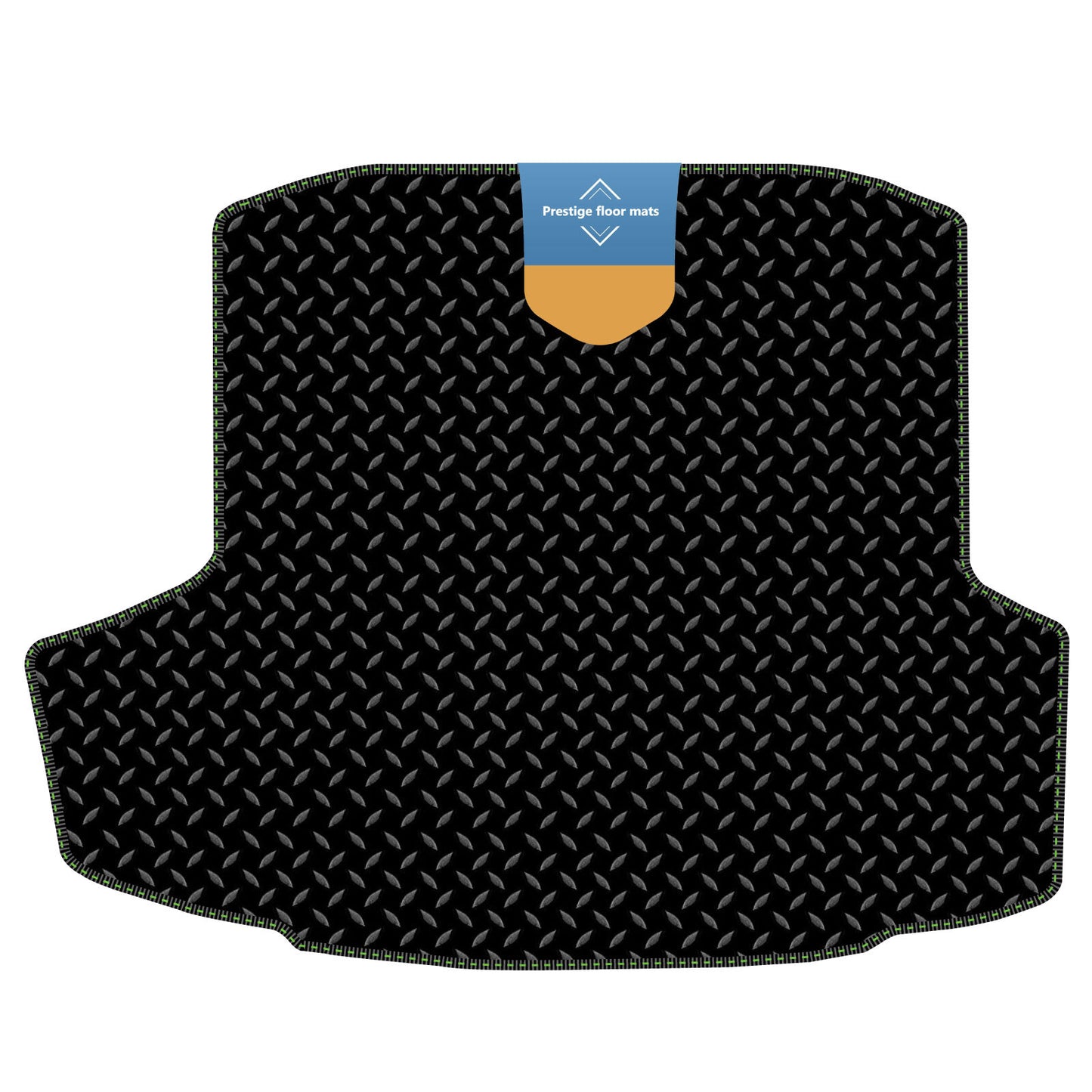 Fits Skoda Octavia 2013-2020 Hatch Boot Mat in 3mm Rubber with Coloured Stitch