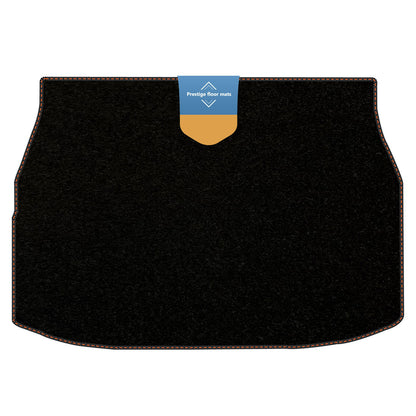 Fits Toyota CH-R CHR 2017 On Boot Mat Black Carpet with Coloured Stitch Edge