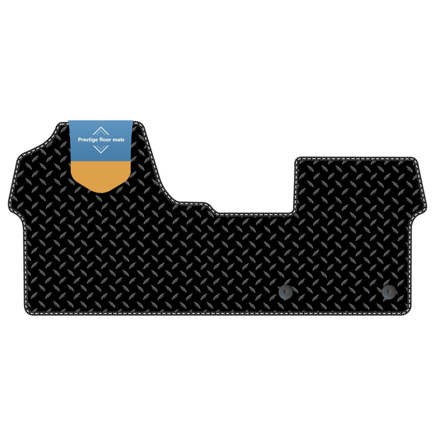 Fits Peugeot Expert Van 2016 On Black 3mm Rubber with Coloured Stitch Edge