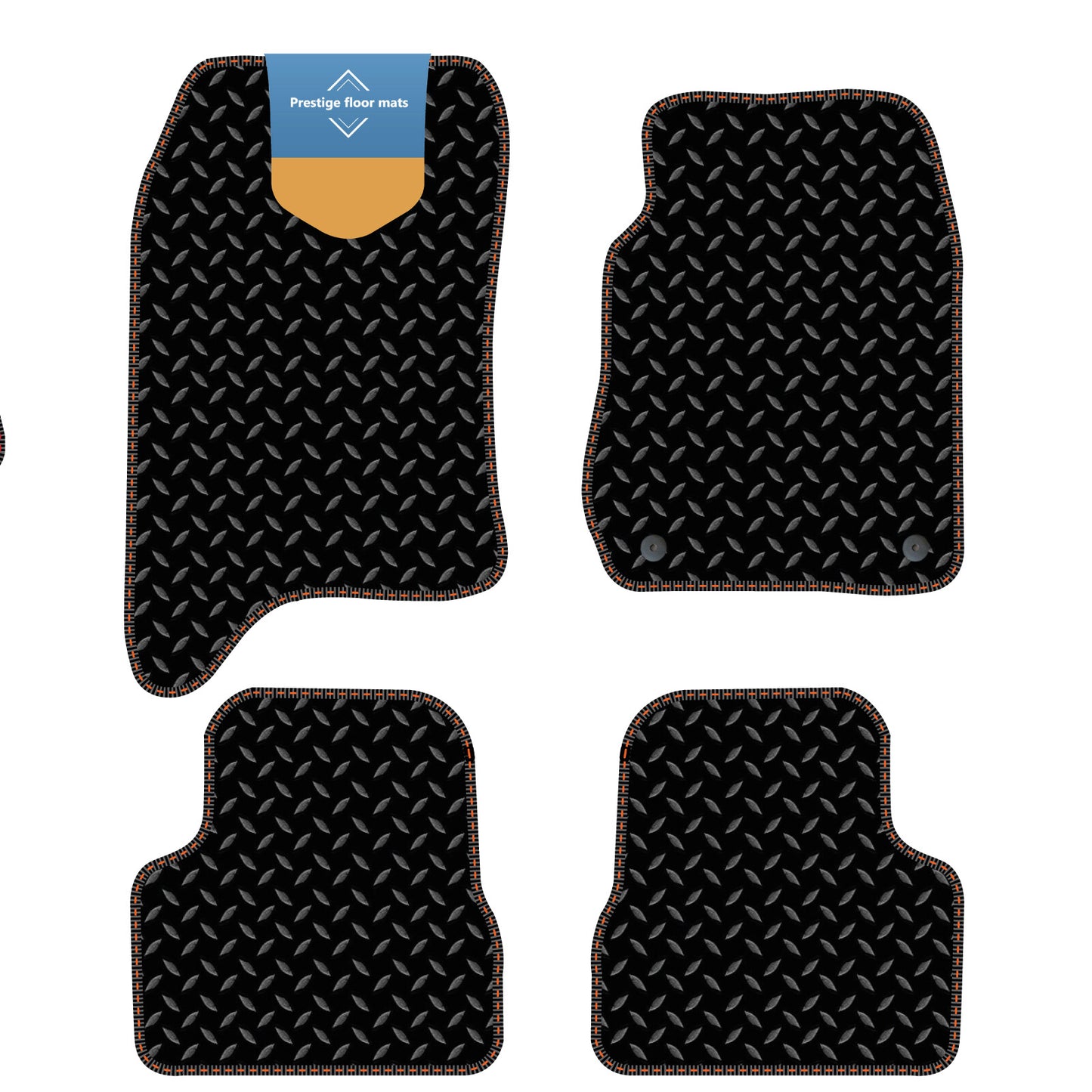 Fits Peugeot 208 Hybrid 2024 on Fully Tailored Floor Mat Set