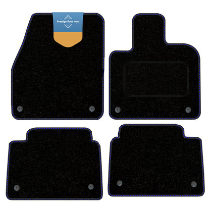 Fits Land Rover Discovery Sport PHEV 2020 on Carpet with Coloured Stitch Edge