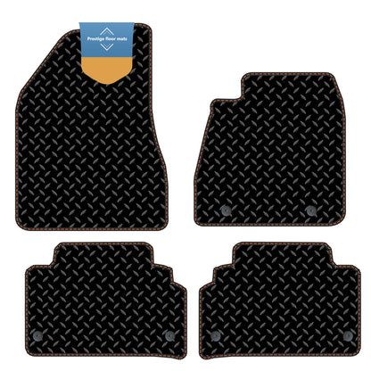 Fits Lexus RX400H 2003-2009 Black 3mm Rubber with Coloured Stitch Edge