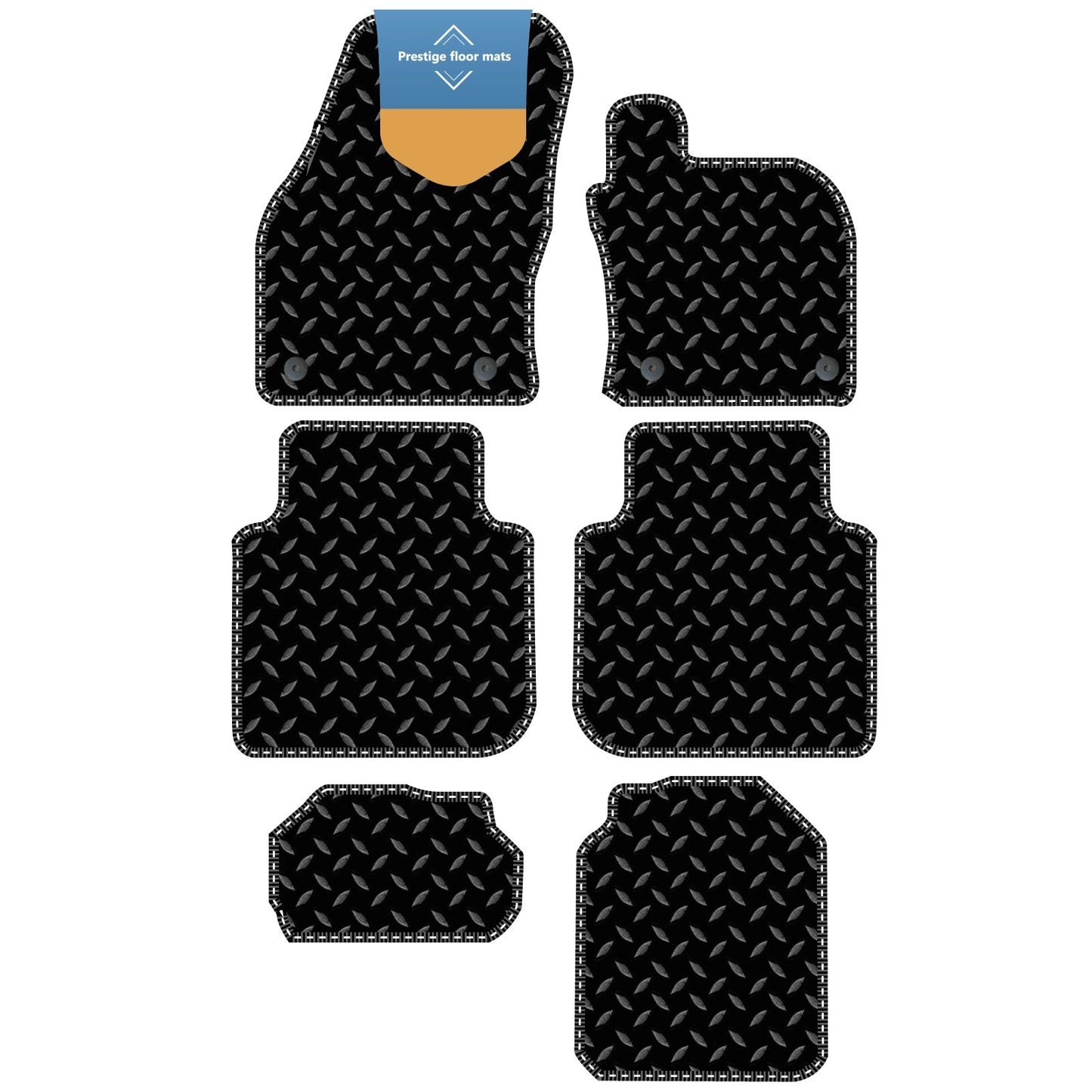 Fits Skoda Kodiaq 7 Seater 2017-2023 Fully Tailored Floor Mat Set