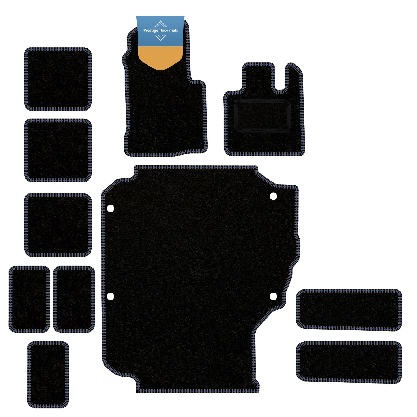 Fits LEVC TXE Full Set Mats Fully Tailored Car Floor Mat