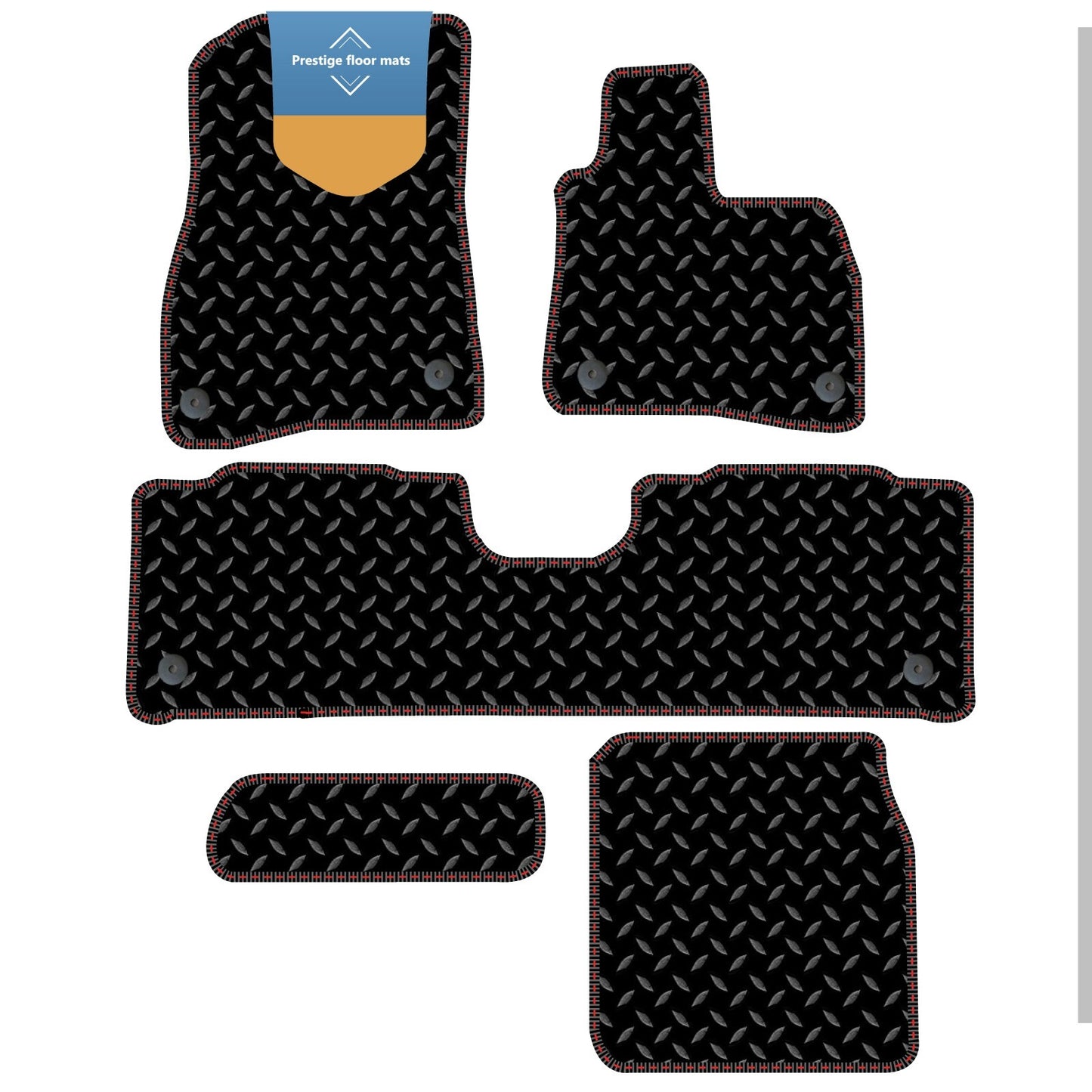 Fits Mercedes Benz EQS 7 Seater 2021 onwards Fully Tailored Floor Mat Set