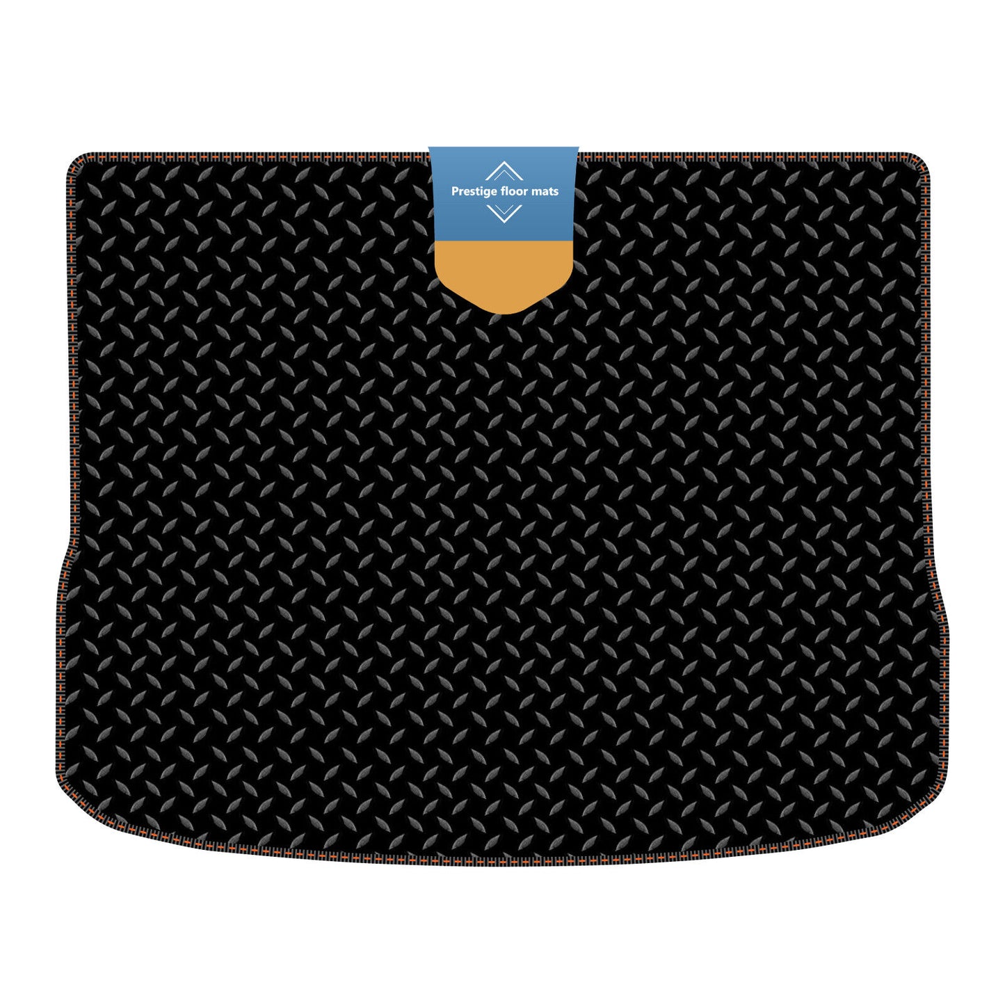 Fits Volkswagen Tiguan 2007-2016 Boot Mat in 3mm Rubber with Coloured Stitch