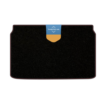 Fits Vauxhall Corsa Electric 2020 BootMat Black Carpet with Coloured Stitch Ed