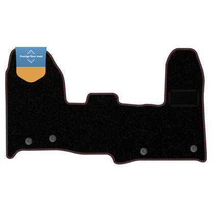 Fits Ford Transit Custom 2018 on Auto and PHEV Carpet with Coloured Stitch Edg