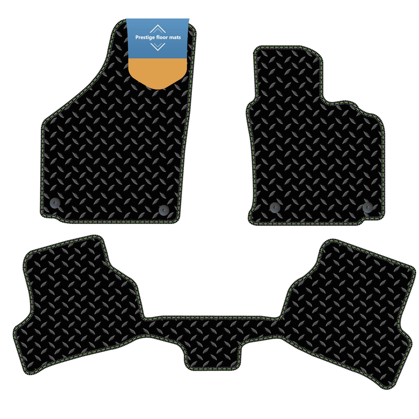 Fits Volkswagen Golf MK5 2007-2008 3 Piece Fully Tailored Floor Mat Set