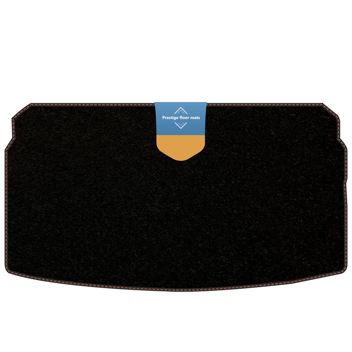 Fits Volkswagen Polo 2018 on Lower Boot Mat Carpet with Coloured Stitch Edge