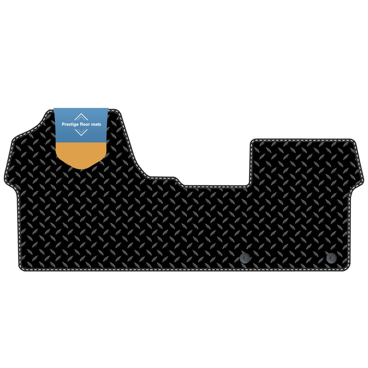 Fits Toyota Proace Van 2016 On Black 3mm Rubber with Coloured Stitch Edge